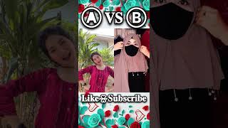 Download lagu Dancing girl vs. hijabi girl comparison 🌹 mp3