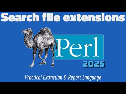 🔍 Search Files by Extension Using Perl | Simple Perl Script Project Tutorial