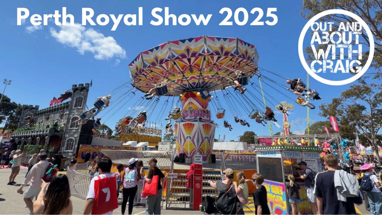 Perth Royal Show 2025 | Rides, Food & Animals! 🎡🐑🍭 