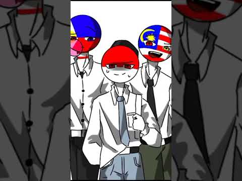 tingginya beda banget ????#countryhumans #indonesia #malaysia #philippines