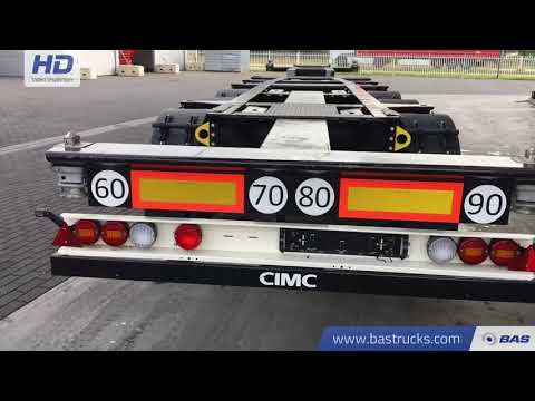 70083540 CIMC Liftachse Ausziehbar Extending-Multifunctional-Chassis SC 03