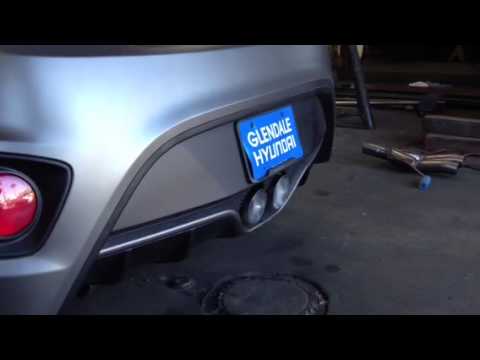 2013 Hyundai Veloster Turbo Magnaflow Catback exhaust with