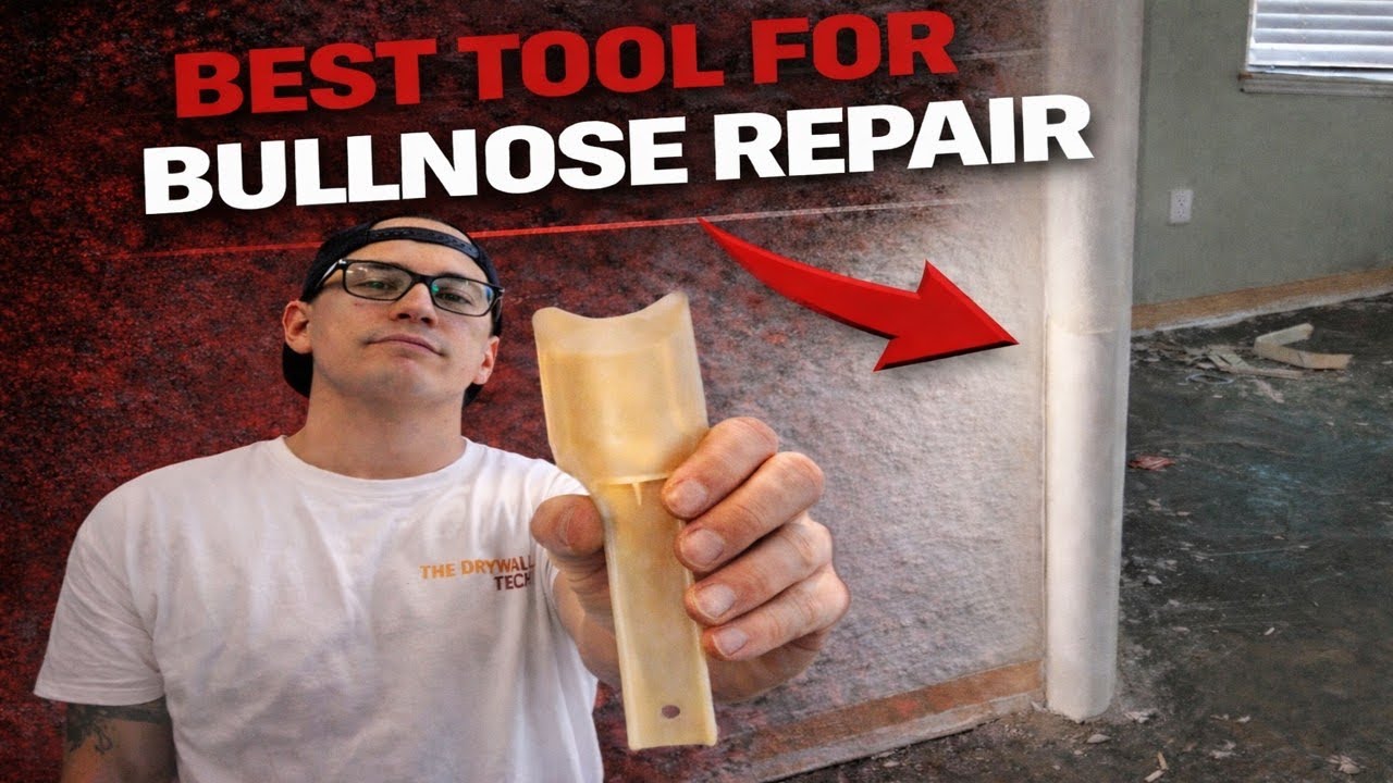 Best drywall tool for bullnose repairs #drywallrepair