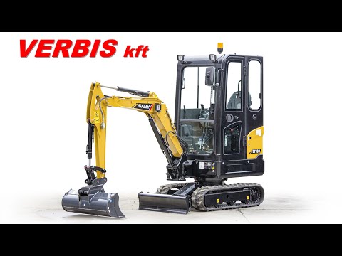 Gépbemutatás - Sany SY18C minikotró 1