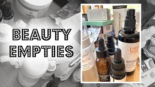 APRIL BEAUTY EMPTIES | Eco Beauty | Trish V