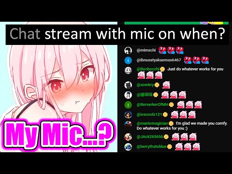 Shachimu's Plan to Use Her Mic On-Stream, Chat:
