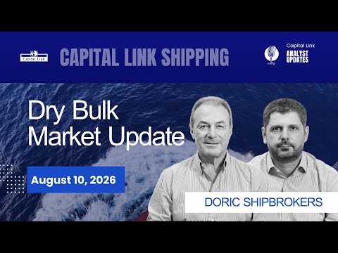 Dry Bulk Market Update with Doric Shipbrokers - "Navigating Complexity" - August 2026