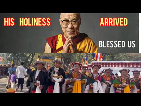 His Holiness The 14th Dalai Lama arrived in Mundgod today & blessed us.12th December 2025