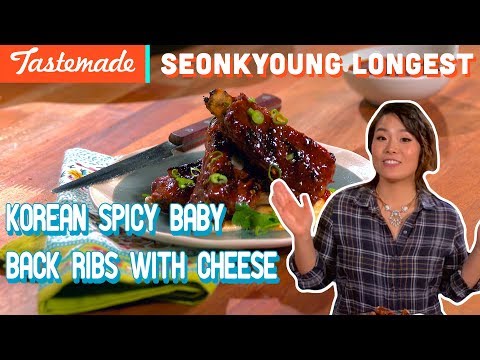 Korean Spicy Baby Back Ribs With Cheese | Seonkyoung Longest