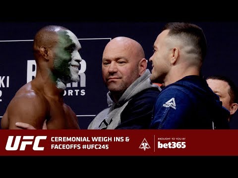UFC 245 - CEREMONIAL WEIGH INS & FACEOFFS