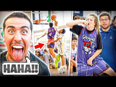 WE TROLLED AN EYBL SHOWCASE IN FRONT OF D1 COLLEGE COACHES!