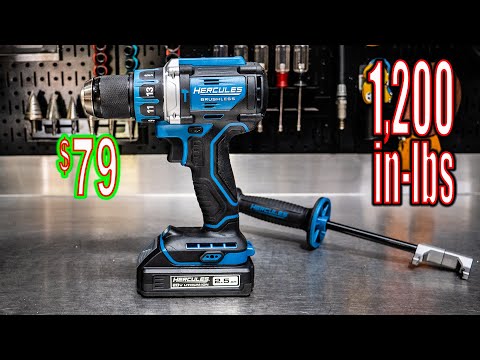 Hercules HCB92B 20V Hammer Drill Driver Review [Harbor Freight]