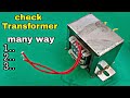 3 WAY Check To Transformer