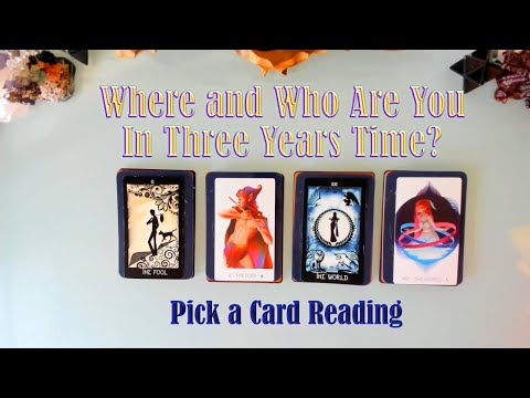 YOU IN THREE YEARS TIME:  😎😍👏🔥 YOUR LIFE, LOVE, CAREER AND MORE. PICK A CARD