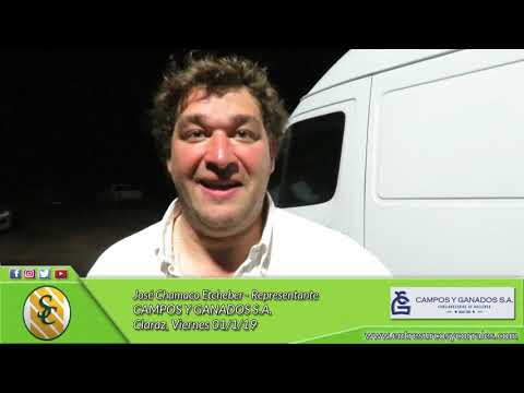 01-11-19 - José Chamaco Etcheber - Representante - Campos y Ganados S.A. - Claraz