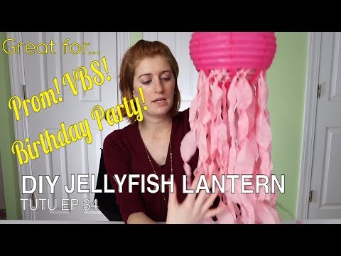 DIY Jellyfish Lantern Decorations - Great for Prom,...