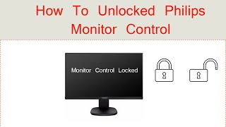 How To Unlocked Philips monitor Control Locked.#solved #osd #control #philips #243S7E