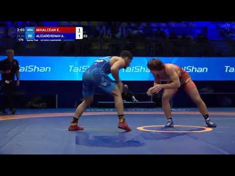 86 3 kg QF Mihalcean  MDA Alizadehshah IRI • U20 World Championships  Jordan • Amman City 14.08.2023