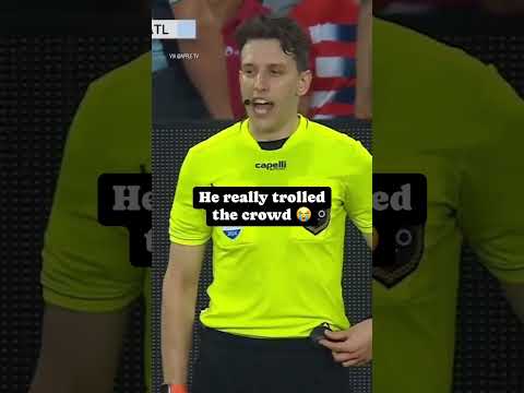 MLS referee really trolled the home crowd with this VAR announcement | Yahoo Sports