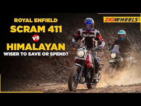 Royal Enfield Scram 411 vs. Himalayan: Welches ist das richtige Motorrad für Sie? | ZigWheels