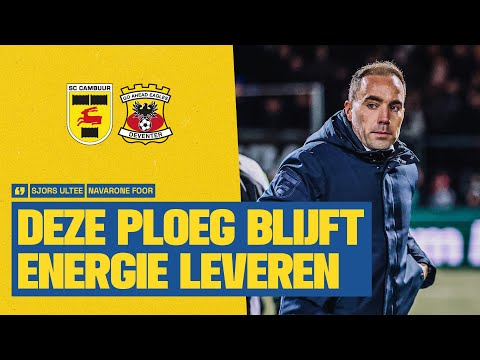 Broodnodige zege! 🤩 | Sjors Ultee & Navarone Foor 💬 | Nabeschouwing SC Cambuur - Go Ahead Eagles