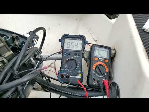 Testing a No spark Johnson outboard with results - Stator / Trigger DVA