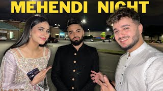 MEHENDI NIGHT FOR HIS SISTER!