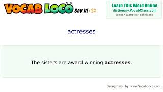 Video thumbnail for actresses