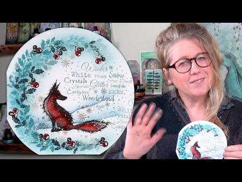 A Christmas Fox by Tracey Dutton - A Lavinia Stamps Tutorial