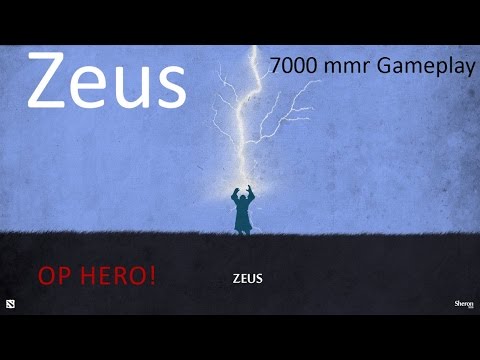 Zeus ! OP HERO!? [ 7000 mmr Ranked dota 2 Gameplay ]