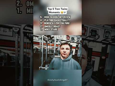 Top 5 Tren Twin moments 😂 #bodybuilding #shorts