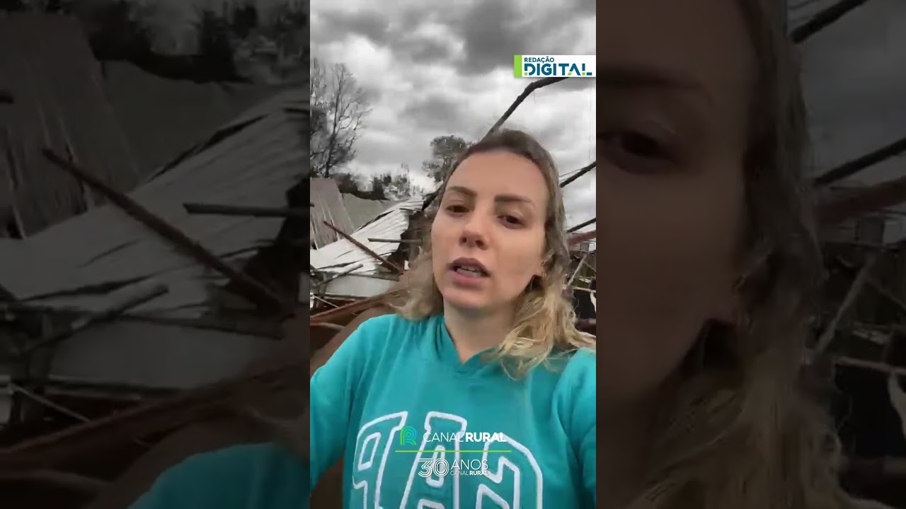 "Não são só danos materiais. São anos de investimento e dedicação", diz produtora após tornado no RS