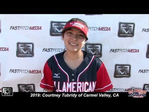 2019 Courtney Tubridy Catcher Softball Skills Video - All American Mizuno