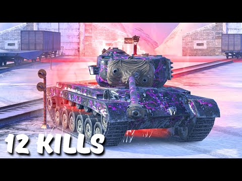 M26 Pershing - 12 KILLS | 19 K Damage, WoT Blitz Replay