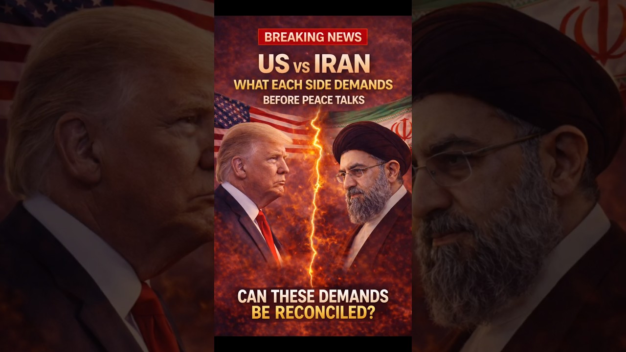 🚨 Breaking News: US vs Iran: What Each Side Demands Before Peace Talks