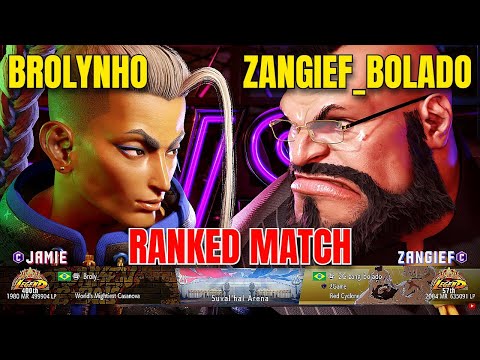 Street Fighter 6 🔥 Brolynho (Jamie, Mai) vs Zangief_Bolado (Zangief) – High Level Gameplays 🔥 #sf6