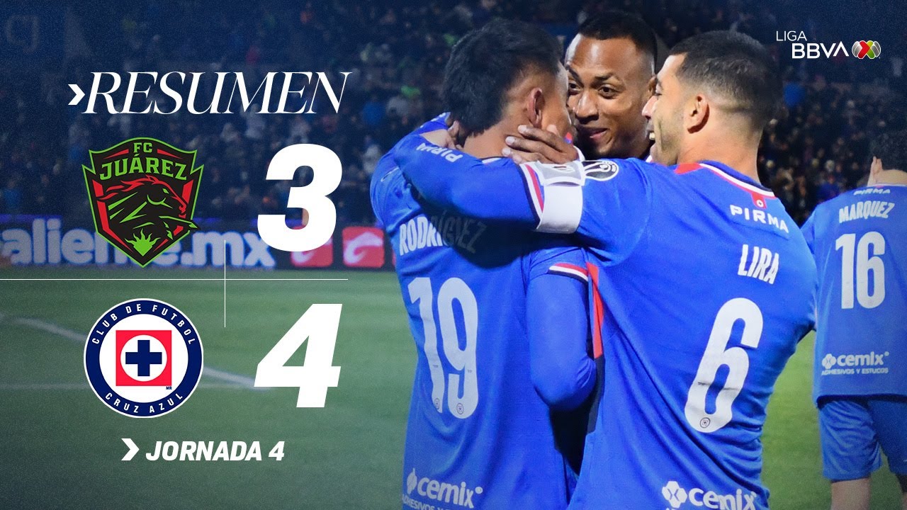 Juárez vs Cruz Azul Highlights