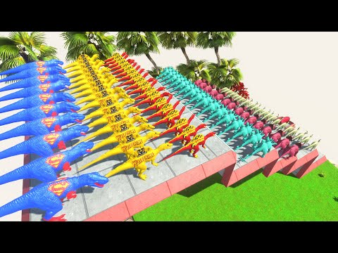 Colors Run To Get a Pig #47 - Animal Revolt Battle Simulator