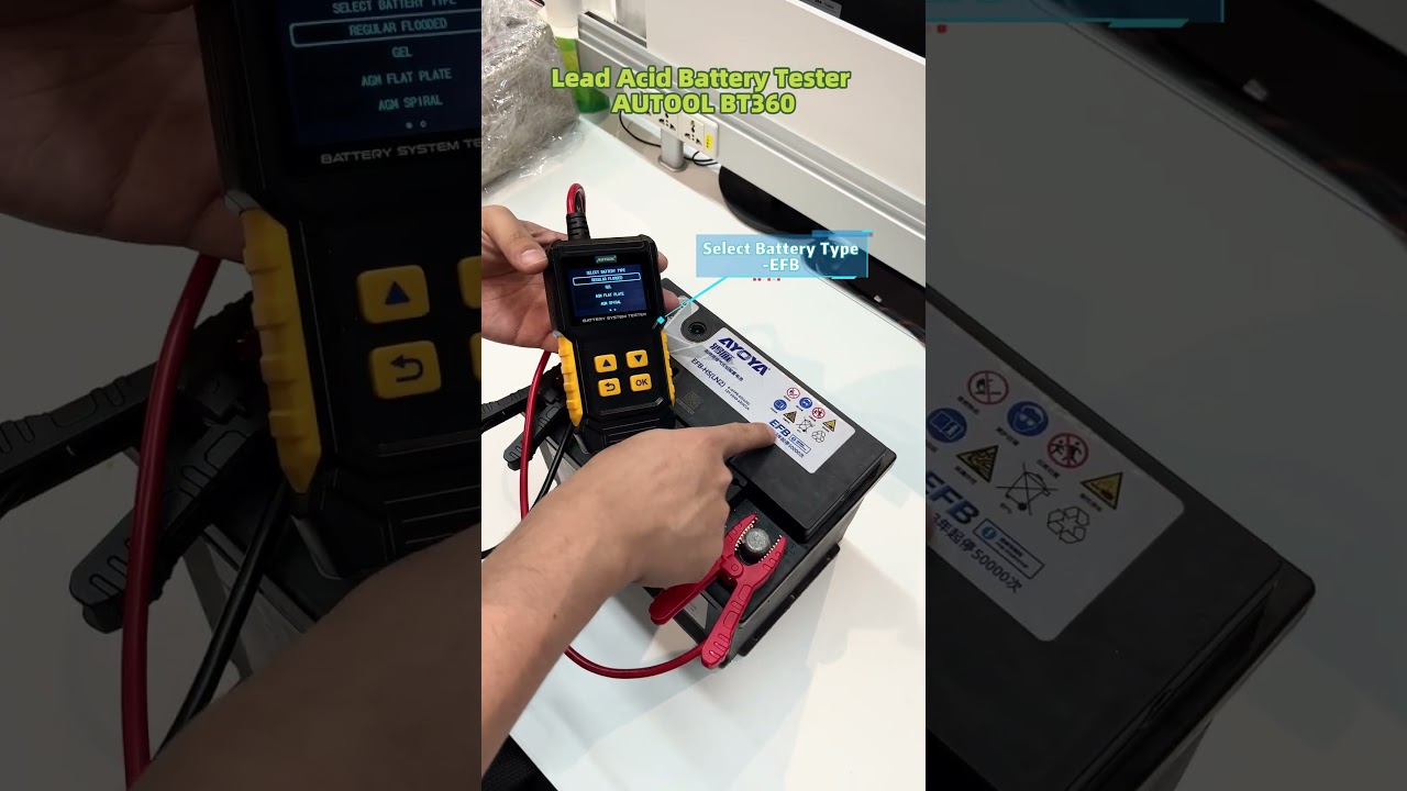 Lead Acid Battery Tester AUTOOL BT360 #autotul #autool