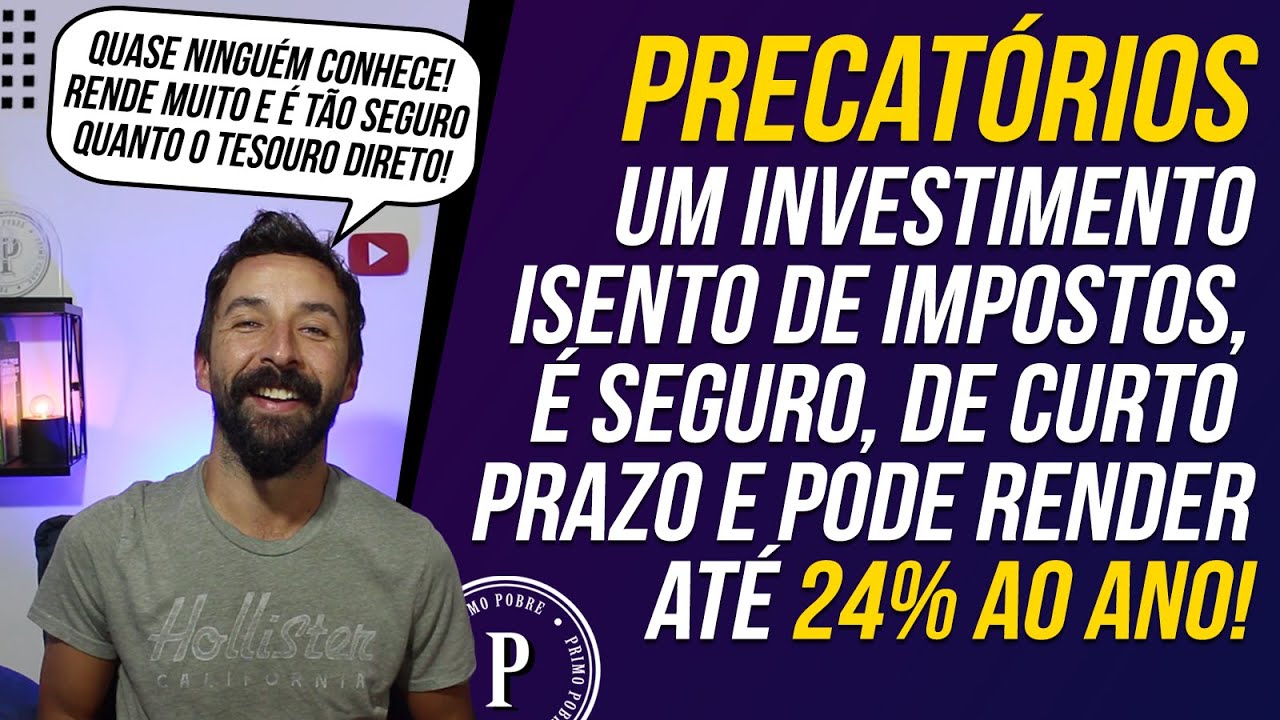 AULA SOBRE PRECATÓRIOS - Investimento de alta rentabilidade (até 24% ao ano) PASSO A PASSO NA HURST