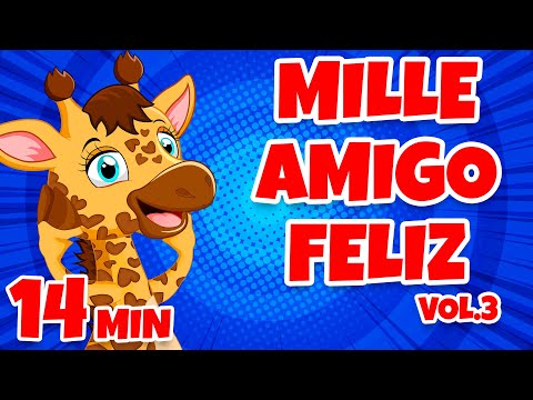 Mille Amigo Feliz Vol. 3 - Giramille 14 min | Desenho Animado Musical