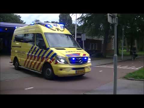 Ambulances in Zaandam 14 september