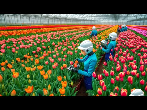 tulip beauty planting techniques harvesting and exporting - growing tulips in greenhouses