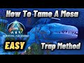 ARK: Survival Ascended How To Tame A Mosasaurus EASY
