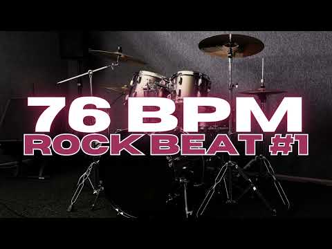 76 BPM - Rock Drum Beat - Loop 1