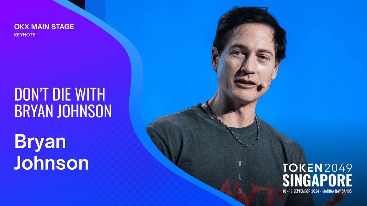 Don’t Die with Bryan Johnson - TOKEN2049 Singapore 2024