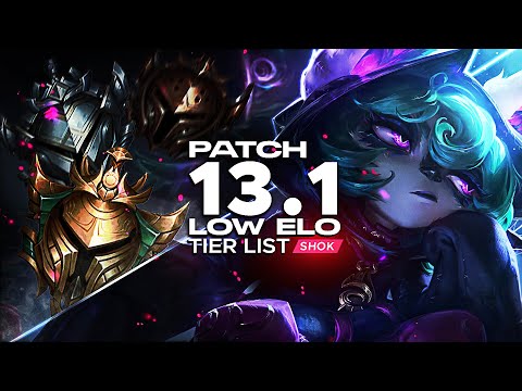 SEASON 13 LOW ELO MID LANE TIER LIST (IRON TO GOLD)
