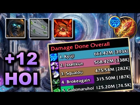 Carrying a +12 Halls of Infusion Tyrannical | Arcane Mage M+ PoV | WoW Dragonflight Season 4