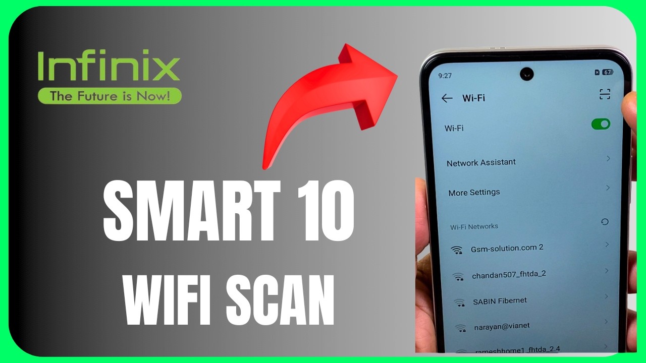 📶 Infinix Smart 10 WiFi Scan 😱📱 | Find Nearby Networks Easily! 🔥