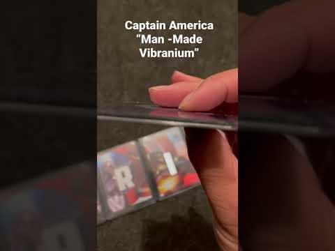 MADE OUT OF REAL MAN-MADE VIBRANIUM the 75th Captain America Vibranium Set